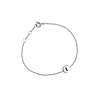 All the Luck in the World Character Silverplated Bracelet letter I All the Luck in the World Character Silverplated Bracelet letter I