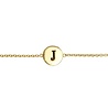 All the Luck in the World Character Goldplated Bracelet letter J All the Luck in the World Character Goldplated Bracelet letter J