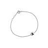 All the Luck in the World Character Silverplated Bracelet letter K All the Luck in the World Character Silverplated Bracelet letter K
