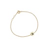 All the Luck in the World Character Goldplated Bracelet letter M All the Luck in the World Character Goldplated Bracelet letter M