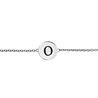 All the Luck in the World Character Silverplated Bracelet letter O All the Luck in the World Character Silverplated Bracelet letter O