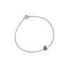 All the Luck in the World Character Silverplated Bracelet letter S All the Luck in the World Character Silverplated Bracelet letter S