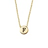 All the Luck in the World Character Goldplated Necklace letter F All the Luck in the World Character Goldplated Necklace letter F