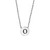 All the Luck in the World Character Silverplated Necklace letter O All the Luck in the World Character Silverplated Necklace letter O