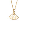 All the Luck in the World East Goldplated Necklace Fan All the Luck in the World East Goldplated Necklace Fan