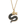 All the Luck in the World East Goldplated Necklace Big Dragon All the Luck in the World East Goldplated Necklace Big Dragon