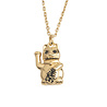 All the Luck in the World East Goldplated Necklace Lucky Cat All the Luck in the World East Goldplated Necklace Lucky Cat