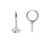 All the Luck in the World East Silverplated Earring Fan All the Luck in the World East Silverplated Earring Fan