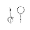 All the Luck in the World East Silverplated Earring Small Dragon All the Luck in the World East Silverplated Earring Small Dragon