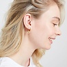 All the Luck in the World Parade Goldplated Earrings Circle All the Luck in the World Parade Goldplated Earrings Circle