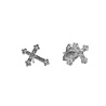 All the Luck in the World Parade Silverplated Earrings Cross All the Luck in the World Parade Silverplated Earrings Cross