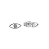 All the Luck in the World Parade Silverplated Earrings Eye All the Luck in the World Parade Silverplated Earrings Eye