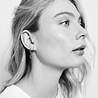 All the Luck in the World Parade Silverplated Earrings Long Moon All the Luck in the World Parade Silverplated Earrings Long Moon