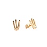 All the Luck in the World Parade Goldplated Earrings Trident All the Luck in the World Parade Goldplated Earrings Trident