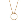 All the Luck in the World Souvenir Goldplated Necklace Circle All the Luck in the World Souvenir Goldplated Necklace Circle