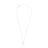All the Luck in the World Souvenir Silverplated Necklace Open Triangle All the Luck in the World Souvenir Silverplated Necklace Open Triangle