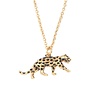 All the Luck in the World Souvenir Goldplated Necklace Leopard All the Luck in the World Souvenir Goldplated Necklace Leopard