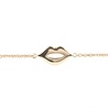 All the Luck in the World Souvenir Goldplated Bracelet Lips All the Luck in the World Souvenir Goldplated Bracelet Lips