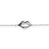 All the Luck in the World Souvenir Silverplated Bracelet Lips All the Luck in the World Souvenir Silverplated Bracelet Lips