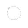 All the Luck in the World Souvenir Silverplated Bracelet Open Triangle All the Luck in the World Souvenir Silverplated Bracelet Open Triangle