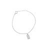 All the Luck in the World Souvenir Silverplated Bracelet Rectangle All the Luck in the World Souvenir Silverplated Bracelet Rectangle