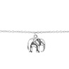 All the Luck in the World Souvenir Silverplated Bracelet Elephant All the Luck in the World Souvenir Silverplated Bracelet Elephant