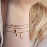 All the Luck in the World Souvenir Goldplated Bracelet Long Moon All the Luck in the World Souvenir Goldplated Bracelet Long Moon