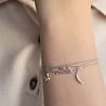 All the Luck in the World Souvenir Silverplated Bracelet Long Moon All the Luck in the World Souvenir Silverplated Bracelet Long Moon