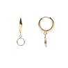 All the Luck in the World Souvenir Goldplated Earring Circle All the Luck in the World Souvenir Goldplated Earring Circle