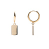 All the Luck in the World Souvenir Goldplated Earring Rectangle All the Luck in the World Souvenir Goldplated Earring Rectangle