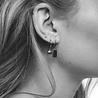 All the Luck in the World Souvenir Silverplated Earring Rectangle All the Luck in the World Souvenir Silverplated Earring Rectangle