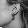 All the Luck in the World Souvenir Silverplated Earring Wolf All the Luck in the World Souvenir Silverplated Earring Wolf