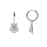 All the Luck in the World Souvenir Silverplated Earring Wolf All the Luck in the World Souvenir Silverplated Earring Wolf