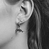 All the Luck in the World Souvenir Silverplated Earring Leopard All the Luck in the World Souvenir Silverplated Earring Leopard