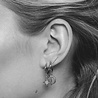 All the Luck in the World Souvenir Silverplated Earring Star Burst All the Luck in the World Souvenir Silverplated Earring Star Burst