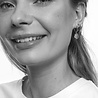 All the Luck in the World Souvenir Silverplated Earring Tooth All the Luck in the World Souvenir Silverplated Earring Tooth