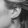 All the Luck in the World Souvenir Silverplated Earring Zebra All the Luck in the World Souvenir Silverplated Earring Zebra