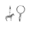 All the Luck in the World Souvenir Silverplated Earring Zebra All the Luck in the World Souvenir Silverplated Earring Zebra