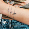 All the Luck in the World Urban Silverplated Bracelet Disco All the Luck in the World Urban Silverplated Bracelet Disco