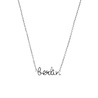 All the Luck in the World Urban Silverplated Necklace Berlin All the Luck in the World Urban Silverplated Necklace Berlin