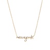 All the Luck in the World Urban Goldplated Necklace New York All the Luck in the World Urban Goldplated Necklace New York