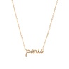 All the Luck in the World Urban Goldplated Necklace Paris All the Luck in the World Urban Goldplated Necklace Paris