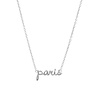 All the Luck in the World Urban Silverplated Necklace Paris All the Luck in the World Urban Silverplated Necklace Paris