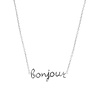 All the Luck in the World Urban Silverplated Necklace Bonjour All the Luck in the World Urban Silverplated Necklace Bonjour