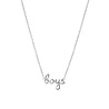 All the Luck in the World Urban Silverplated Necklace Boys All the Luck in the World Urban Silverplated Necklace Boys