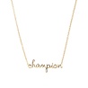 All the Luck in the World Urban Goldplated Necklace Champion All the Luck in the World Urban Goldplated Necklace Champion