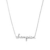 All the Luck in the World Urban Silverplated Necklace Champion All the Luck in the World Urban Silverplated Necklace Champion