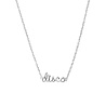 All the Luck in the World Urban Silverplated Necklace Disco All the Luck in the World Urban Silverplated Necklace Disco