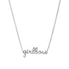 All the Luck in the World Urban Silverplated Necklace Girlboss All the Luck in the World Urban Silverplated Necklace Girlboss