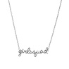 All the Luck in the World Urban Silverplated Necklace Girlsquad All the Luck in the World Urban Silverplated Necklace Girlsquad
